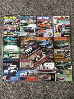 13 Pontiac Club Magazines SMOKE SIGNALS All 1999 Oakland California Club Issues - Image 1 of 4