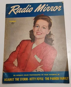 VTG Dec 1942 Radio Mirror Magazine Betty Rhodes - Picture 1 of 10