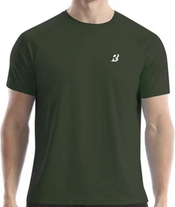 Roadbox Men’s Rash Guard Short Sleeve UPF 50+ UV Sun Protection Quick Dry Medium - Picture 1 of 4