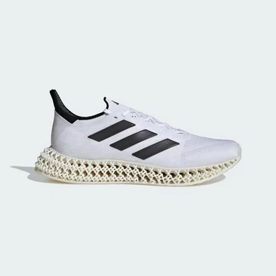 Size 8.5- Adidas Men's 4DFWD 4 Running Shoes, Cloud White/Core Black/Dash Grey. - Image 1 of 4
