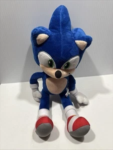 2024 Sonic The Hedgehog 3 Movie SONIC 18” Plush Stuffed Toy - Picture 1 of 9