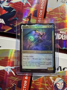 Magic the Gathering Spiderman Wraith, Vicious Vigilante Holo , - 0160 - NM - Picture 1 of 2