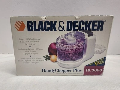 Black & Decker Handy Chopper Plus Mini Food Chopper HC3000 Brand New - Image 1 of 4