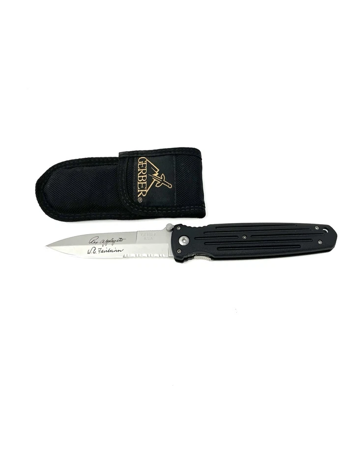Cuchillo Carpeta Combate Gerber EE. UU. Applegate-Fairbairn DESCONTINUADO con Funda EE. UU. Foto 1 de 4