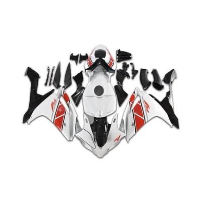 Carenado de molde de inyección FKB apto para Yamaha 2007-2008 YZF R1 rojo negro blanco j066 Foto 1 de 4