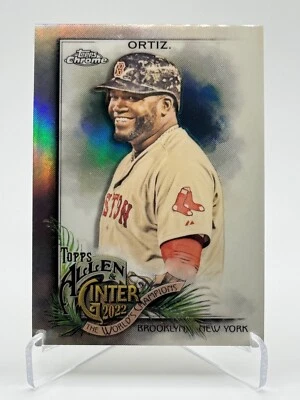 2022 Topps Allen & Ginter Chrome #82 DAVID ORTIZ | Refractor - Image 1 of 2