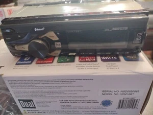 Dual Electronics XDM16BT  Car Stereo Radio Bluetooth - As Is UNTESTED - Picture 1 of 9
