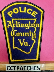 ARLINGTON COUNTY, VIRGINIA POLICE (BLUE/ORANGE) SHOULDER PATCH VA - Picture 1 of 2