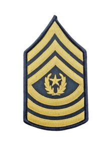 Patch Toppa Gradi Galloni Sergente Maggiore US Army - Imagen 1 de 1