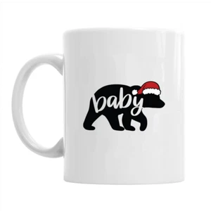 Baby Christmas bear funny gift Christmas mug/xmas mug/Secret Santa - Picture 1 of 1