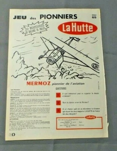 PUB PUBLICITE ANCIENNE ADVERT CLIPPING 100519 / JEUX DES PIONNIERS LA HUTTE - Imagen 1 de 1