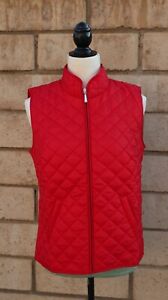 Karen Scott Sport Light Vest. New Red Amore Color. New With Tag. Size XS