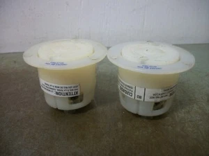 HUBBELL LOT OF 2 FLANGED TWIST-LOCK RECEPTACLES HBL2726 30A 250V 3PH 3P 4W GRND - Picture 1 of 3