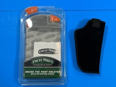 LEFT UNCLE MIKES IWB HOLSTER 4.5-5" Large Autos LH Nylon MIKE'S 76052 S&W 1911 + - Image 1 of 4