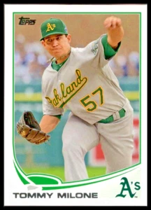 2013 TOPPS #501 TOMMY MILONE OAKLAND ATHLETICS - Picture 1 of 2