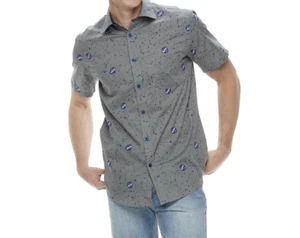 NASA Galaxy Shirt Mens Small NEW Constellations Star Map Button Up Front Top S - Picture 1 of 11