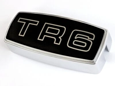 Insignia de rejilla esmaltada y zócalo cromado Triumph TR6 (1968-1973), 717060 Foto 1 de 3