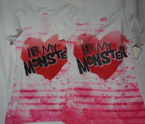 New Girls * Swimsuit Cover Shirt * Monster High Hearts Size M L - Picture 1 of 2