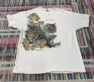 Camisa De Colección Arlequín Teena Houck San Antonio Zoo Big Cat Talla XL puntada única - Imagen 1 de 14