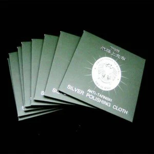 10X Silver Polishing Jewellery Cleaning Cloth Anti-Tarnish Tool Cloth Cleaner - Picture 1 of 12