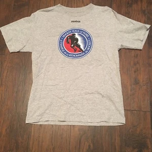 NHL Hockey Hall of Fame Toronto, Canada Reebok Logo T Shirt Men's Size Medium - Picture 1 of 4