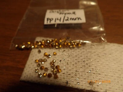 51- Topacio Ceilán 2mm/PP14/SS6 Estrás Redondo Suelto Foto 1 de 4