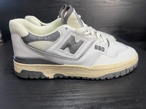 New Balance 550 Aime Leon Dore White Grey BB550ALE Size 8 Men's New - Picture 1 of 12