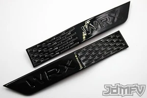BLACK - Fender Garnish R/L Emblems Gloss Black badges (Fits: 15-21 W-R-X) - Picture 1 of 1