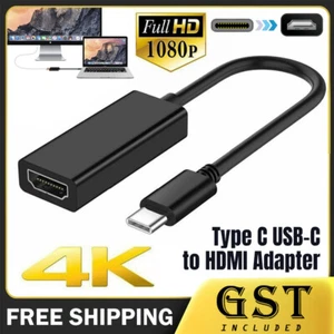 Type C USB-C to HDMI Adapter USB C 3.1 Cable 4K@30Hz For MacBook ChromeBook AU - Picture 1 of 13