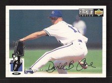 1994 Collector's Choice Silver Signature  David Cone #81 Kansas City Royals