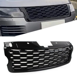 Rejilla de radiador delantera negra para Land Rover Range Rover Vogue L405 2013-2017 - Imagen 1 de 7