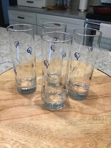 Etched Courvosier Cognac Glasses - Picture 1 of 4