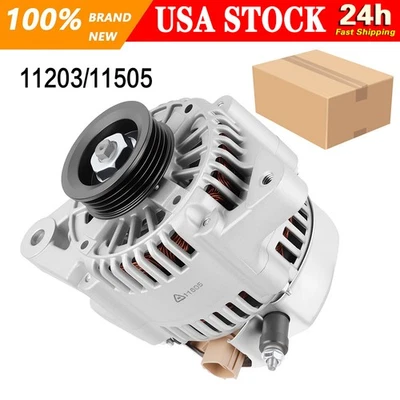Alternator For Toyota Yaris 2006-2014 L4 1.5L 80A 11203, 11505 IR/IF 27060-21150 Foto 1 de 4