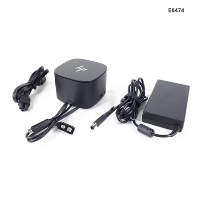 HP Thunderbolt Dock HSN-IX01 120W G2 USB-C Docking Station w/AC Adapter TESTED - Image 1 of 4