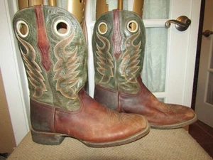Botas occidentales Cody James Union BCJFA19P17 marrón verde para hombre talla 11 EE - Imagen 1 de 10