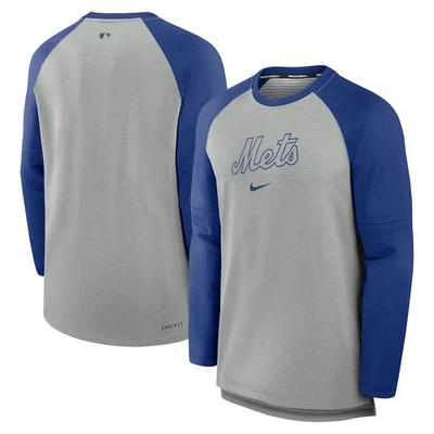New York Mets Nike Authentic Collection Game Time Raglan Large - Image 1 of 2