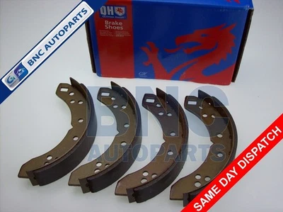 Rear Brake Shoes set of 4 for RELIANT REBEL REGAL RIALTO & ROBIN - 1962-93 - QH - Изображение 1 из 3