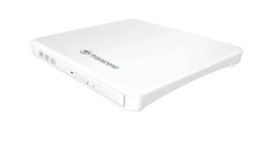 Transcend Extra Slim Portable DVD Writer - White - Bild 1 von 4