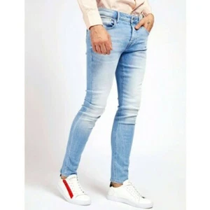 GUESS Jeans Trousers Denim Men's Fashion Miami Skynny Cotton Stretch M1RAN1D4B73 - Picture 1 of 5