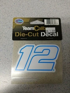 Vintage Nascar Team Caliber Die-Cut - Ryan Newman #12 weiß - Bild 1 von 1