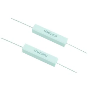 0r1 to 470r Axial 10W  Ceramic Wirewound Cement Power Resistor  - Picture 1 of 1