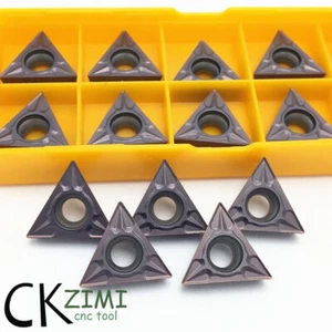 10Pcs 60° TCMT16T304 TCMT32.51 CNC Carbide Turning Inserts,For Stainless steel  - Picture 1 of 6