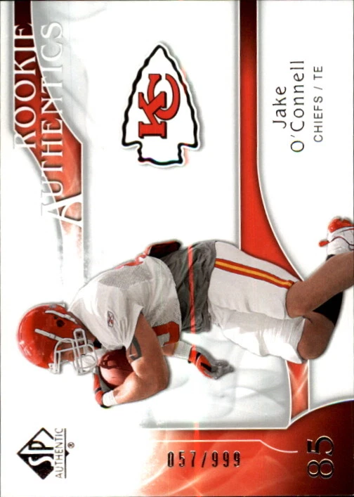 A1642- 2009 SP Authentic #260 Jake O'Connell RC /999 SAMPLE PIC - Image 1 of 2