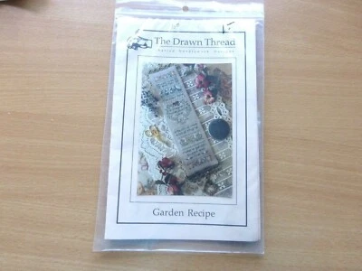 The Drawn Thread GARDEN RECIPE SAMPLER 52x212 Includes Bow Hearts Ribbon - Image 1 of 2