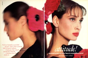 1988 Arthur Elgort Yasmin Le Bon 10 páginas revista editorial pasión - Imagen 1 de 5