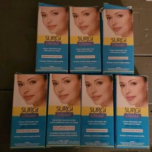 7 Lot Surgi Cream Facial Hair Removal Cream 1 oz & Soothe Cream 0.5 oz BB 12/25 - Picture 1 of 3