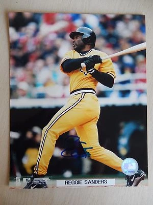 Reggie Sanders Autographed 8" X 10" Photograph (#2) - Image 1 of 2