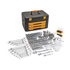 12 Point Mechanics Tool Set in 3 Drawer Storage Box, 243Pc KDT-80972 Brand New!