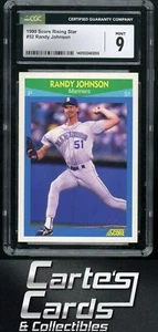 Randy Johnson 1990 Score Rising Stars #52 Seattle Mariners Hall of Fame CGC 9 - Picture 1 of 2