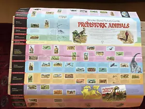 Brooke Bond Tea Cards Prehistoric Animals Large Wallchart Poster - Picture 1 of 13